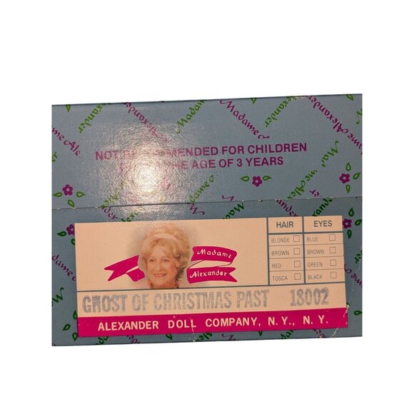 Madame Alexander Dolls Set Marleys Ghost #18004 & Ghost of Christmas Past #18002 - Picture 12 of 16